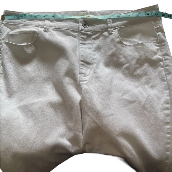 Coldwater Creek White Embroidered Jeans Size 12 - Picture 7 of 10